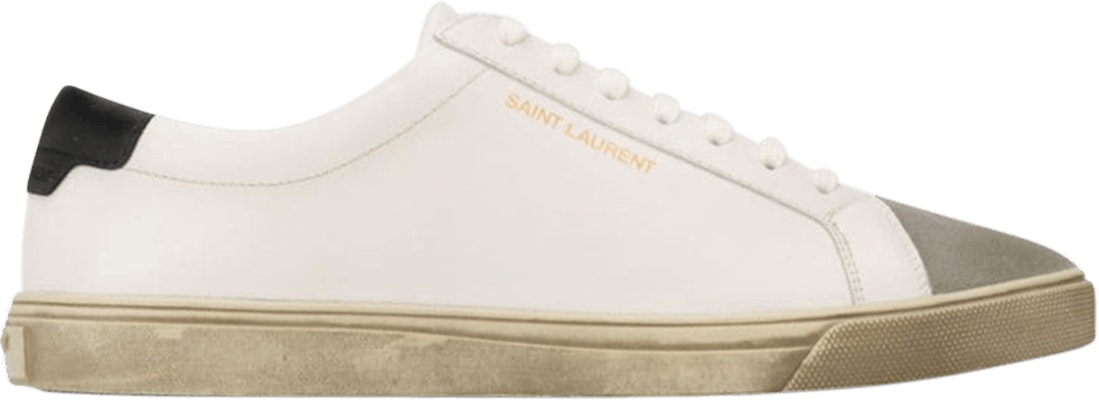 Saint Laurent Andy Low ''Aged - Putih Hitam'' 605963-0ZS90-9668 Buy Saint Laurent Andy Low ''Aged - Putih Hitam'' 605963-0ZS90-9668