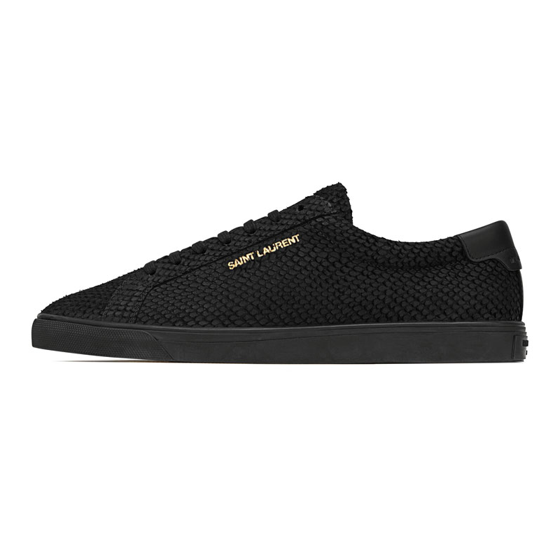 Saint Laurent Andy Low 'Python - Black' 650078-16E10-1000