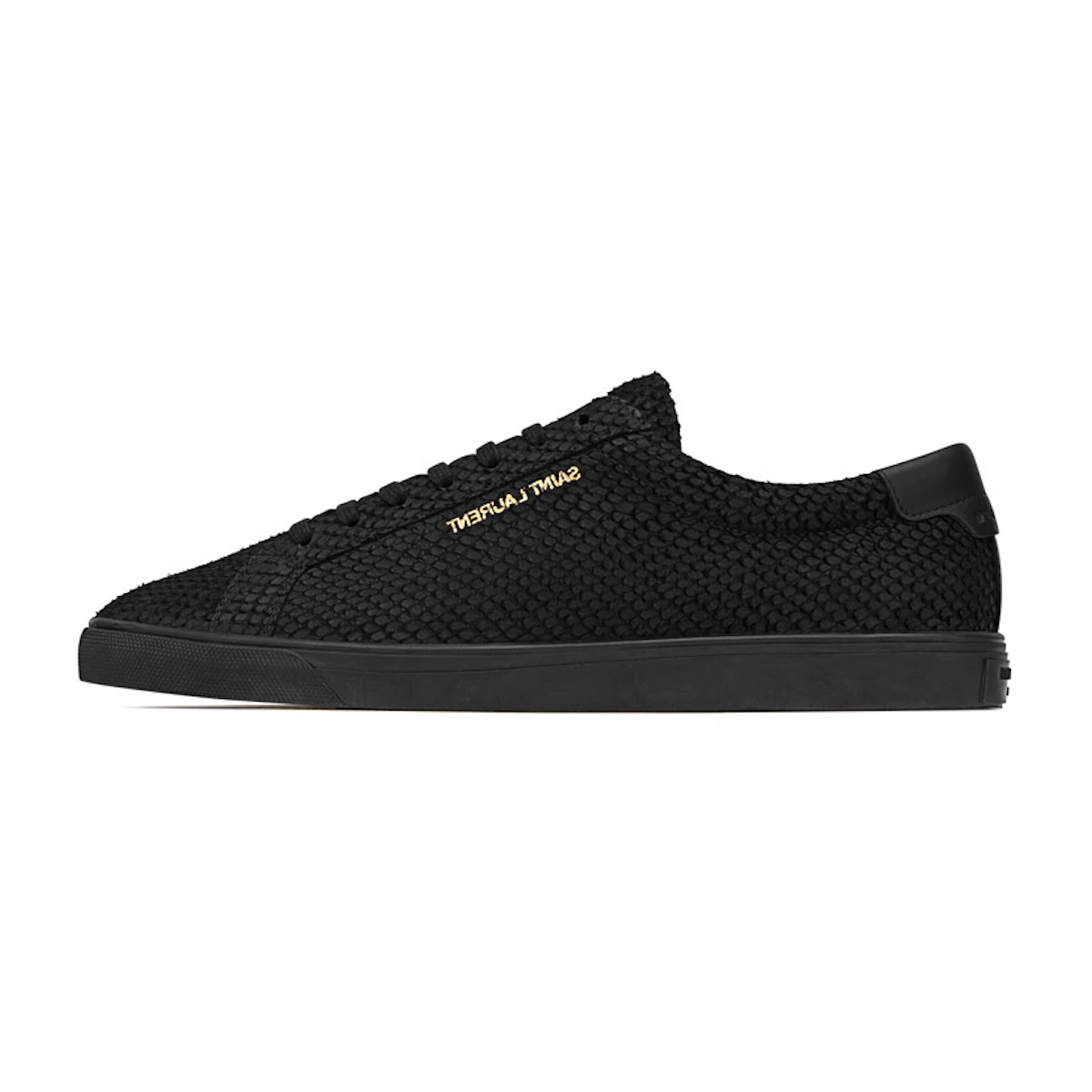 Buy Saint Laurent Andy Low 'Python - Black' 650078-16E10-1000 - Novelship