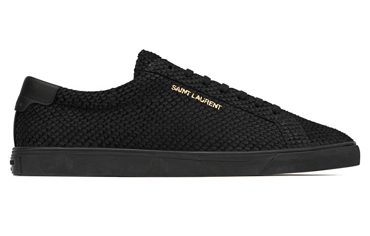 Order Saint Laurent Andy Low ''Python - Schwarz'' Sneakers 650078-16E10-1000