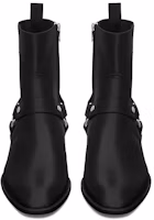 Lookbook Botines Saint Laurent 'Cuero Negro' 6342252PY001000