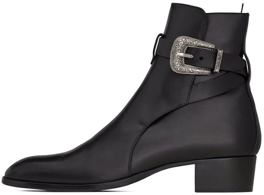 Saint Laurent Ankle Boot 'Black Side Buckle' 68830228N001000 Buy Saint Laurent Ankle Boot 'Black Side Buckle' 68830228N001000