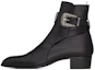 Buy Bota Tobillera Saint Laurent 'Negra con Hebilla Lateral' 68830228N001000