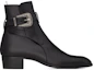 Order Bota Tobillera Saint Laurent 'Negra con Hebilla Lateral' 68830228N001000