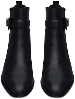 Bota Tobillera Saint Laurent 'Negra con Hebilla Lateral' 68830228N001000 Shop Bota Tobillera Saint Laurent 'Negra con Hebilla Lateral' 68830228N001000