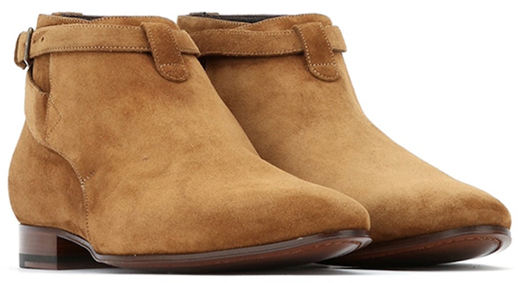 Saint Laurent Sepatu Boot Mata Kaki 'Khaki Suede' 379762BT3002712 Lookbook Saint Laurent Sepatu Boot Mata Kaki 'Khaki Suede' 379762BT3002712