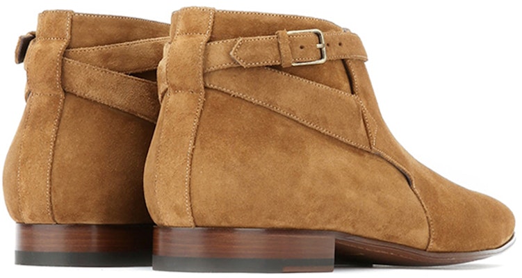 Saint Laurent Sepatu Boot Mata Kaki 'Khaki Suede' 379762BT3002712 Shop Saint Laurent Sepatu Boot Mata Kaki 'Khaki Suede' 379762BT3002712