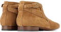 Shop Saint Laurent But Buku Lali 'Khaki Suede' 379762BT3002712