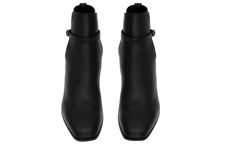 Saint Laurent Ankle Boot 'Smooth Leather Black' 圖 3