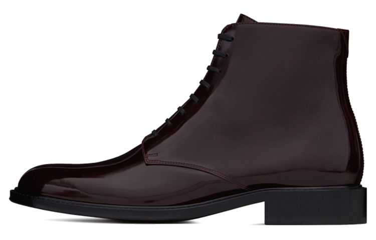 Saint Laurent Army 20 Lace Up Boot 'Burgundy' 6323581YZ006014