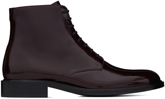 Saint Laurent Army 20 Lace Up Boot 'Burgundy' 6323581YZ006014 Order Saint Laurent Army 20 Lace Up Boot 'Burgundy' 6323581YZ006014