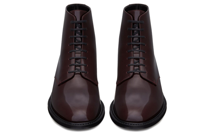 Shop Bota Saint Laurent Army 20 con Cordones 'Burdeos' 6323581YZ006014