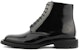 But Saint Laurent 'But Hitam Berkilat Bertali Kaki Ankle' Boot. 632364AAAS61000