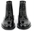 Lookbook But Saint Laurent 'But Hitam Berkilat Bertali Kaki Ankle' Boot. 632364AAAS61000