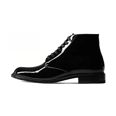 Saint Laurent Army Boot 'Black Patent Leather'