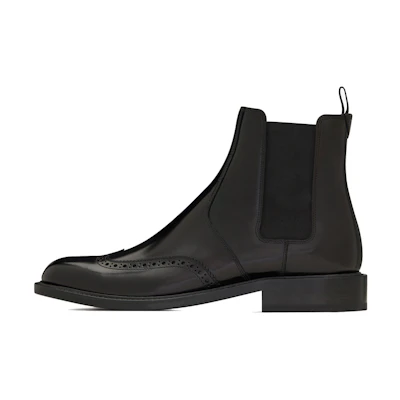 Saint Laurent Army Chelsea Boots 'Smooth Leather Black'