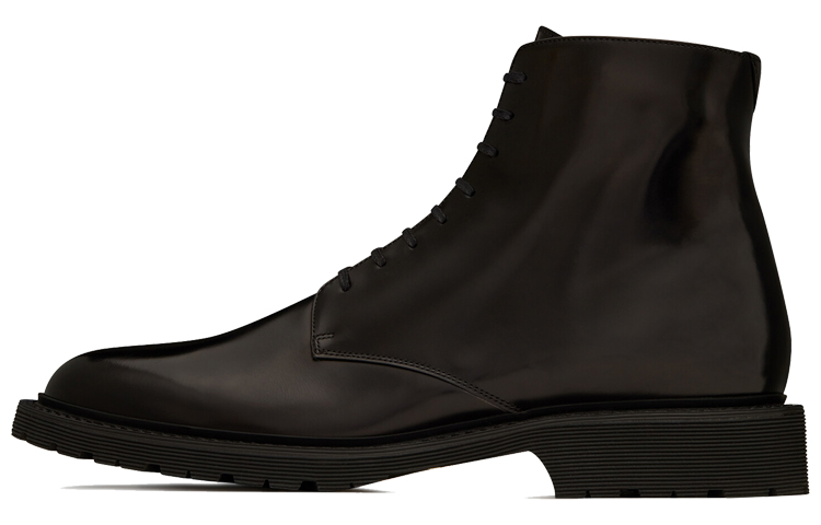 Saint Laurent Army Mid-Top Boot 'Smooth Black Leather' 6323641Y0001000