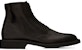 Saint Laurent Kasut Mid-Top 'Kulit Hitam Licin' 6323641Y0001000