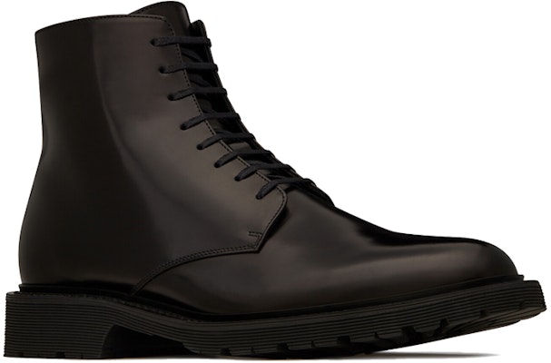 サンローラン 黒革 ミッドトップブーツ 6323641Y0001000 Lookbook サンローラン 黒革 ミッドトップブーツ 6323641Y0001000