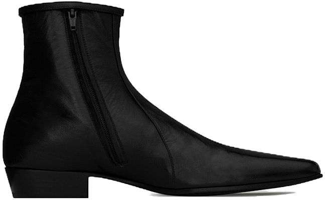 Saint Laurent Arsun 'Black Patent Leather Buckled Boot' 73171625N001000 Order Saint Laurent Arsun 'Black Patent Leather Buckled Boot' 73171625N001000