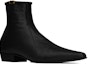 Lookbook Saint Laurent Arsun 'But Hitam Kulit Berkilo dengan Gesper' 73171625N001000