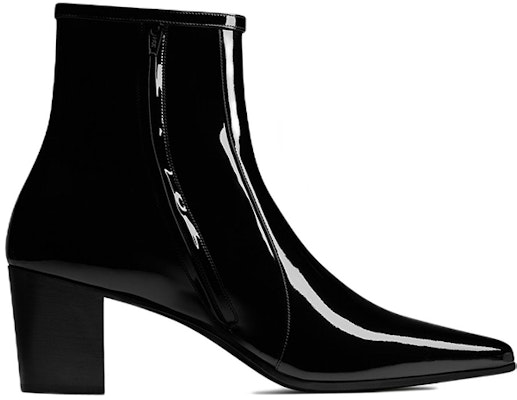 Saint Laurent Arsun Boot 'Black Patent Crystal Buckle' 7357581TV001000 Order Saint Laurent Arsun Boot 'Black Patent Crystal Buckle' 7357581TV001000