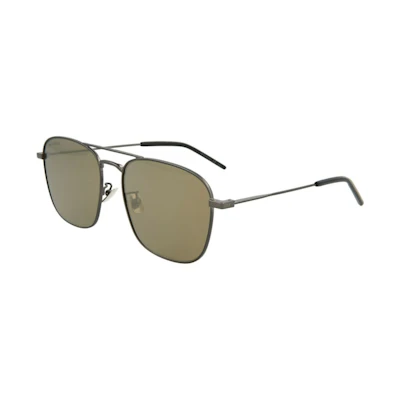 Saint Laurent Aviator Sunglasses Ruthenium/Brown (SL309-30008020-012)