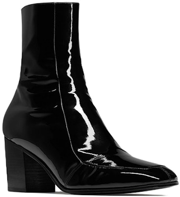 Saint Laurent Beau Boots 'Black Patent Leather Zip' 713137AAA4Q1000 Lookbook Saint Laurent Beau Boots 'Black Patent Leather Zip' 713137AAA4Q1000