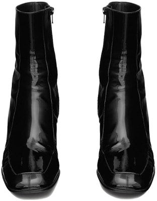 Saint Laurent Beau Boots 'Black Patent Leather Zip' 713137AAA4Q1000 Shop Saint Laurent Beau Boots 'Black Patent Leather Zip' 713137AAA4Q1000