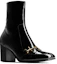 Lookbook Saint Laurent Stivali Moda Punta Quadrata Vernice ''Neri'' 709468AAA4U1000