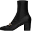 Buy Saint Laurent Beau Short Boots 'Metal Buckle Black' 70946825NCC1000
