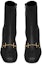 Shop Saint Laurent Beau Short Boots 'Metal Buckle Black' 70946825NCC1000