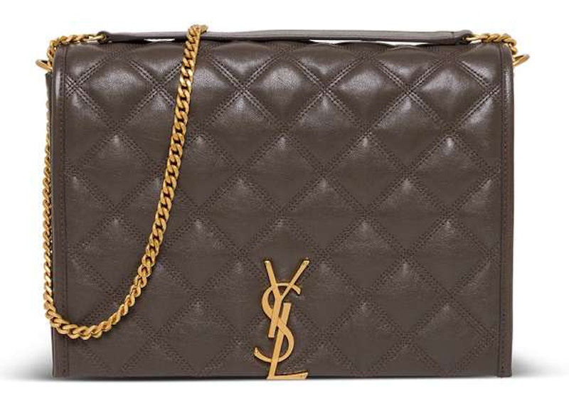 Saint Laurent Becky Chain Bag Gray