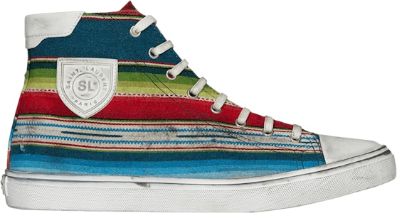Saint Laurent Bedford High 'Mexican Jacquard' Sepatu 553554-97I10-1677 Buy Saint Laurent Bedford High 'Mexican Jacquard' Sepatu 553554-97I10-1677