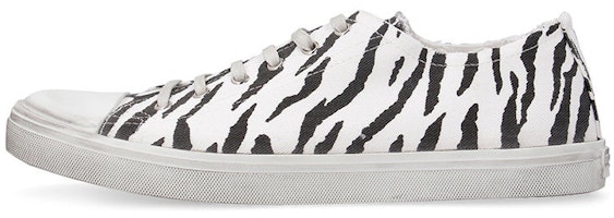 Saint Laurent Bedford Sneaker 'Zebra Print' 602462-1OD00-9074 Saint Laurent Bedford Sneaker 'Zebra Print' 602462-1OD00-9074
