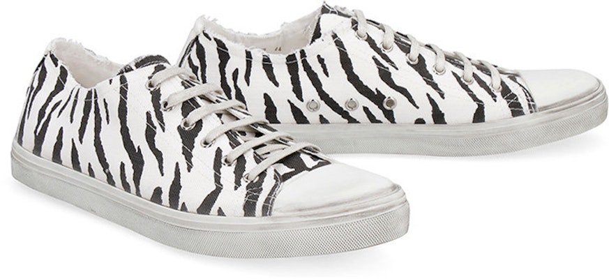 Saint Laurent Bedford Sneaker 'Zebra Print' 602462-1OD00-9074 Lookbook Saint Laurent Bedford Sneaker 'Zebra Print' 602462-1OD00-9074