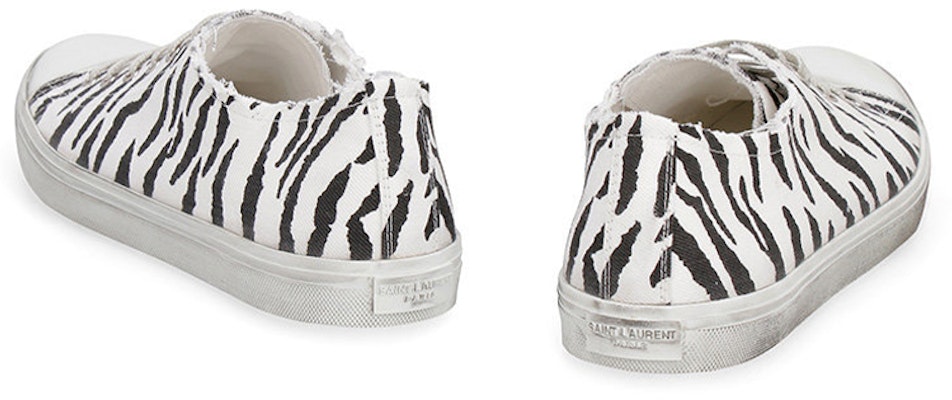 Saint Laurent Bedford Sneaker 'Zebra Print' 602462-1OD00-9074 Shop Saint Laurent Bedford Sneaker 'Zebra Print' 602462-1OD00-9074