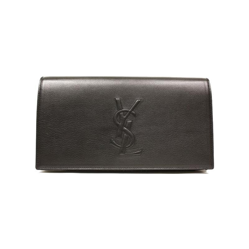 Saint Laurent Belle de Jour Clutch Large Black