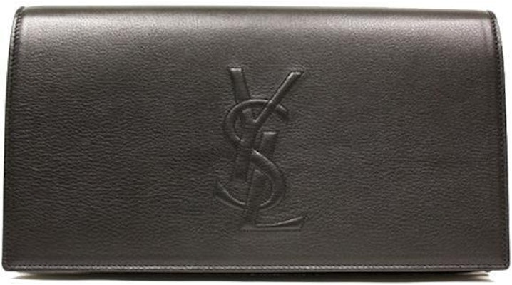 圣罗兰Belle de Jour大号黑色手拿包 Buy 圣罗兰Belle de Jour大号黑色手拿包