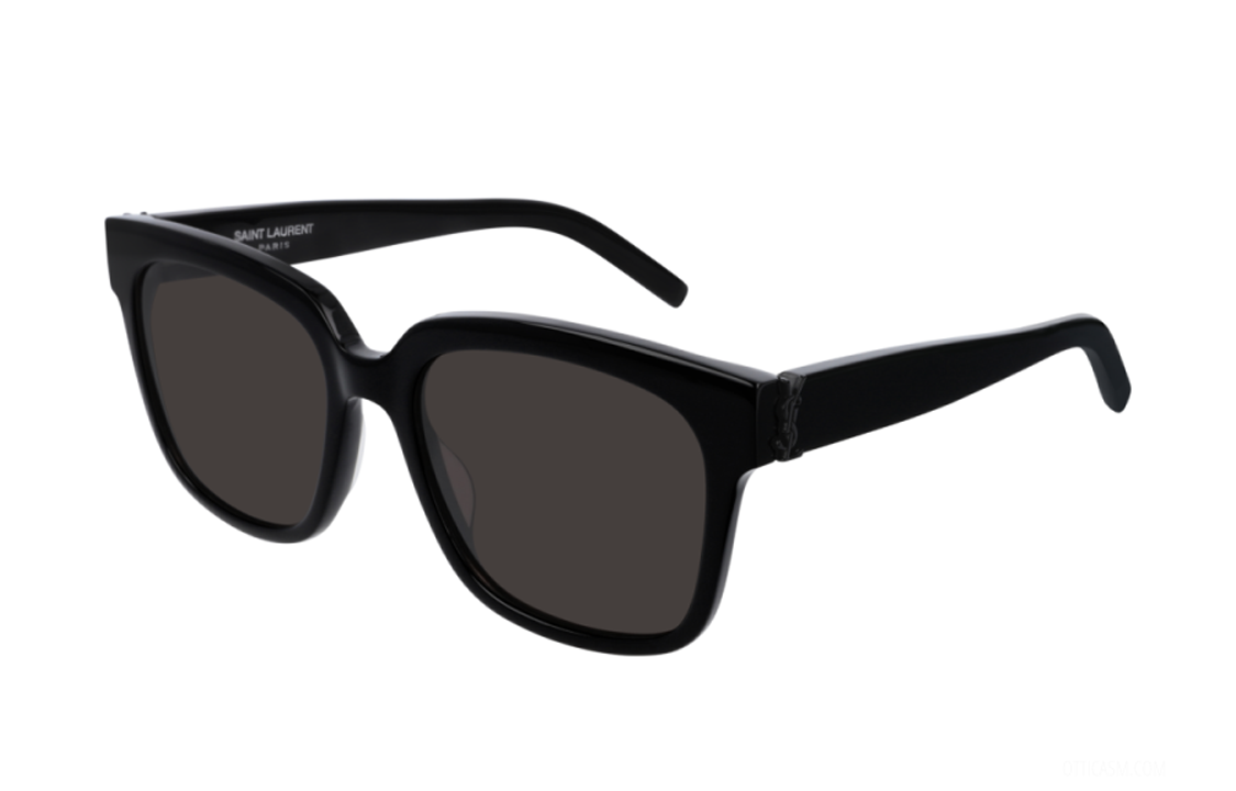SAINT LAURENT Black Butterfly Sunglasses Grey Lens Unisex Fashion Eyewear SL-M40-001