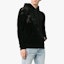 Shop SAINT LAURENT Black Cotton Hooded Sweatshirt 525787YB2WR1000