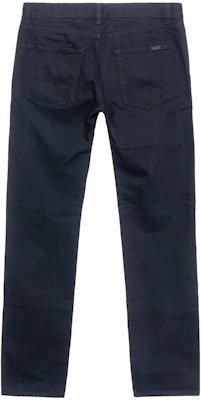 SAINT LAURENT Black Distressed Slim-Fit Jeans 5-Pocket Design. 597052YF8991220 Lookbook SAINT LAURENT Black Distressed Slim-Fit Jeans 5-Pocket Design. 597052YF8991220