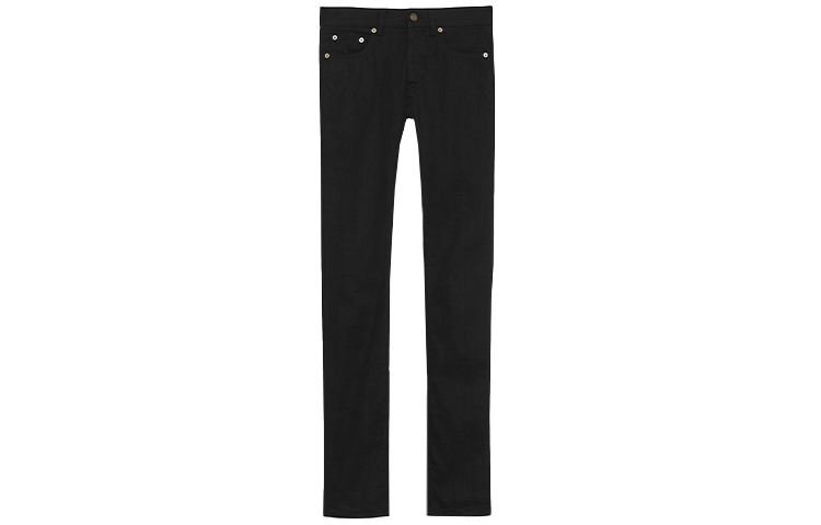 Saint Laurent Black Solid Stretch Skinny Jeans 527389YS5001220