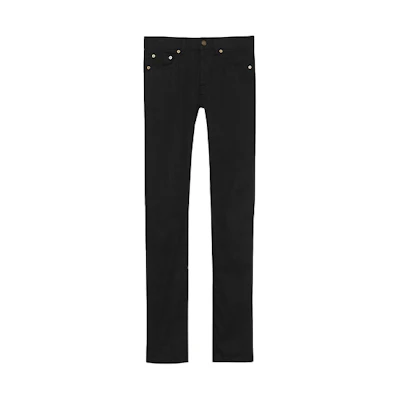 Saint Laurent Black Solid Stretch Skinny Jeans 527389YS5001220