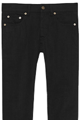 Saint Laurent Black Solid Stretch Skinny Jeans 527389YS5001220 Sizing Saint Laurent Black Solid Stretch Skinny Jeans 527389YS5001220