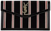 Buy Saint Laurent Black Uptown Striped Pouch Black/Red/White
