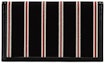 Lookbook Saint Laurent Black Uptown Striped Pouch Black/Red/White