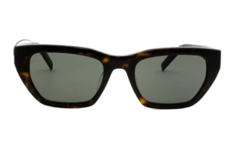 Saint Laurent Brown Irregular Acetate Sunglasses Unisex Couples Style SLM127F002 圖 3