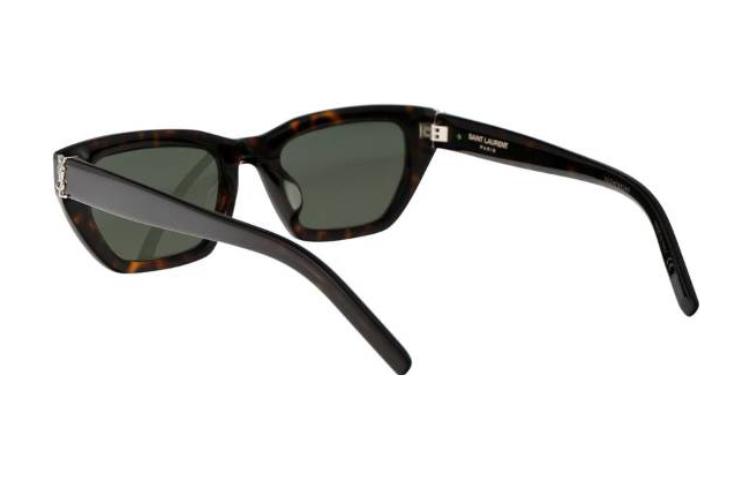 Saint Laurent Brown Irregular Acetate Sunglasses Unisex Couples Style SLM127F002 圖 5