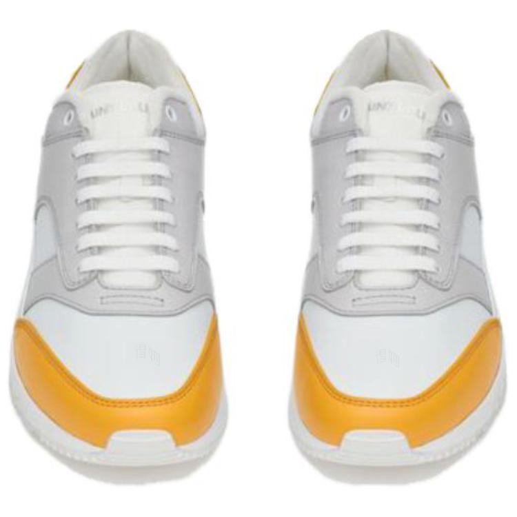Shop Baskets Saint Laurent Bump ''Blanc Jaune'' 757319-AACQ1-7068
